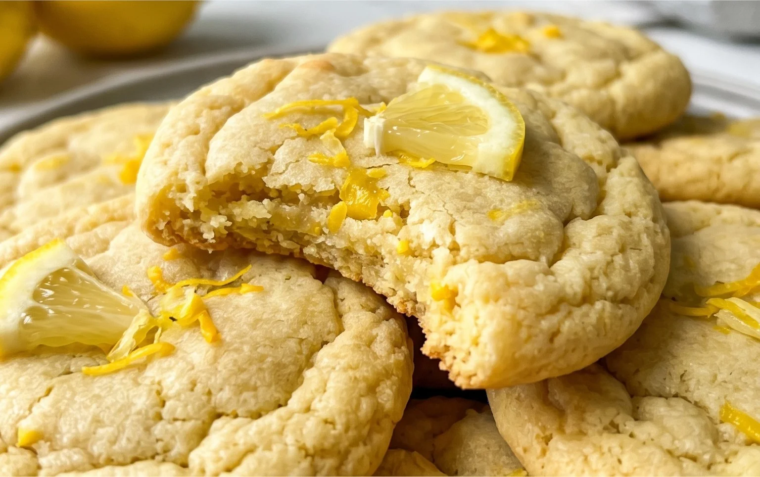 Soft & Chewy Lemon Cookies