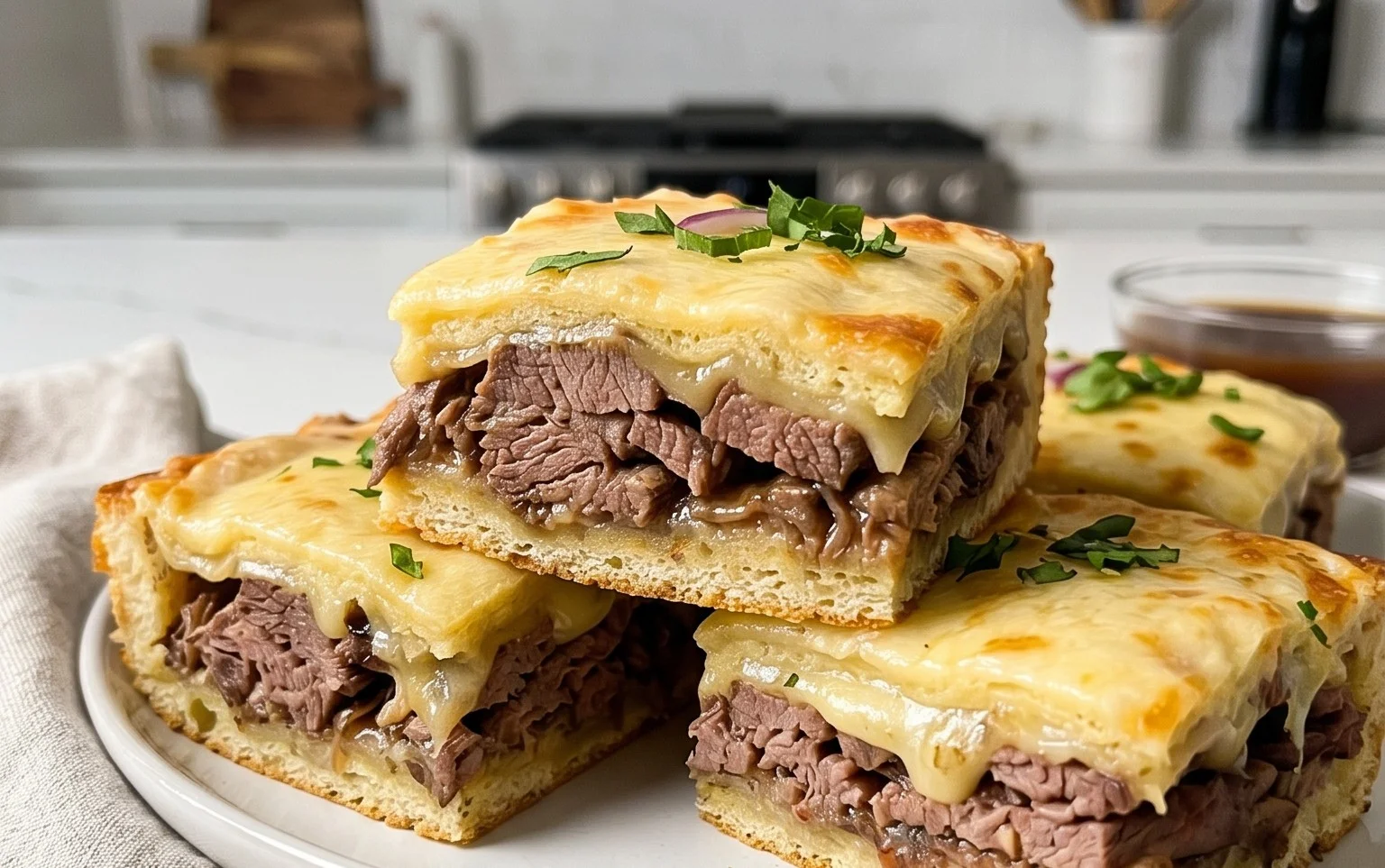 French Dip Squares
