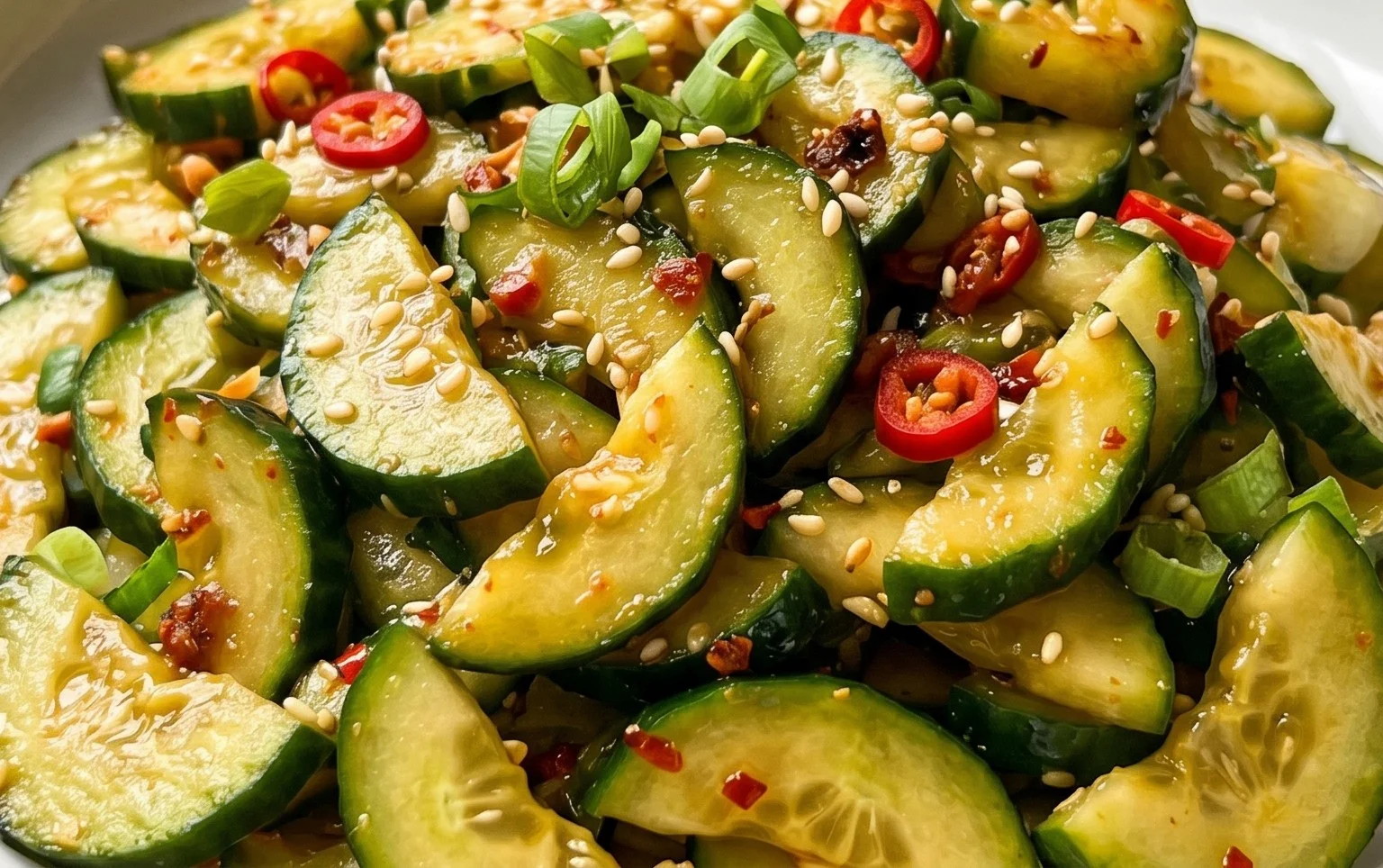 Spicy Asian Cucumber Salad