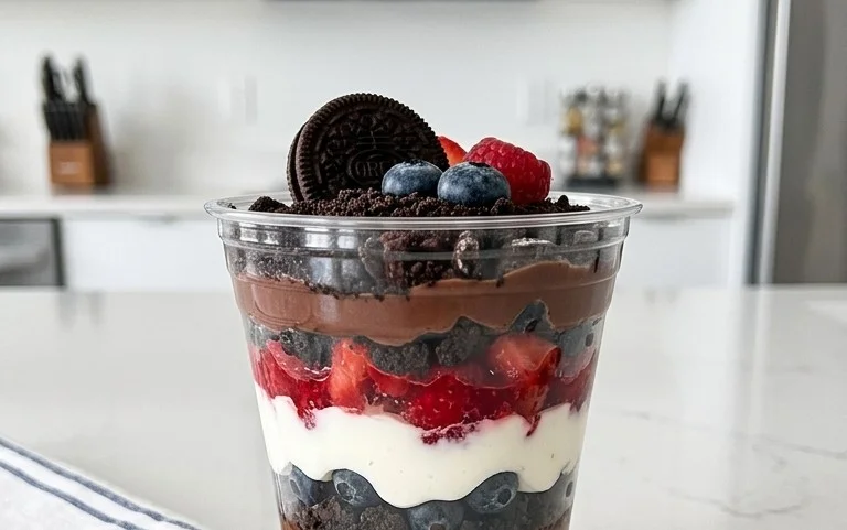 Red, White and Blue Dirt Cups