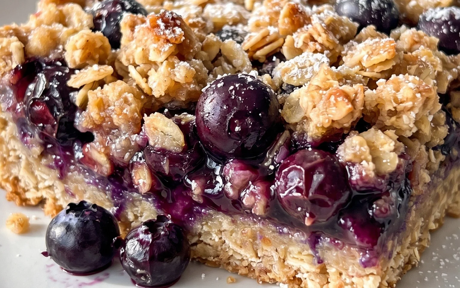 Blueberry Oatmeal Bars