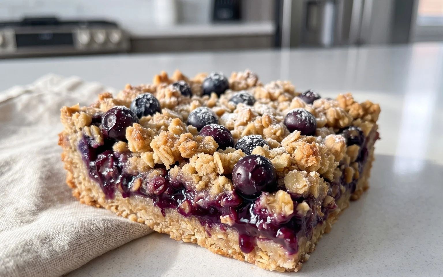 Blueberry Oatmeal Bars