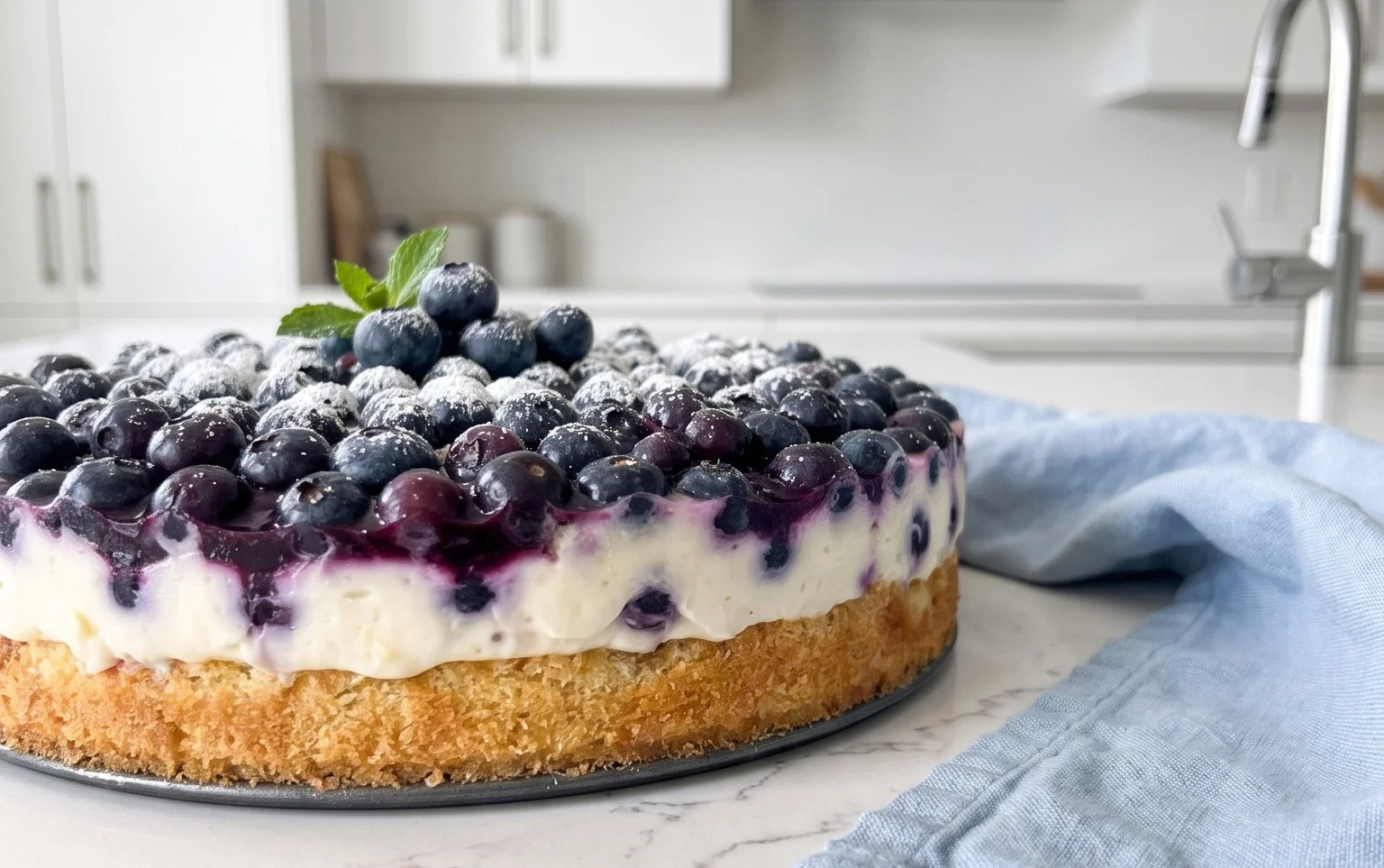 Nova Scotia Blueberry Cream Cake