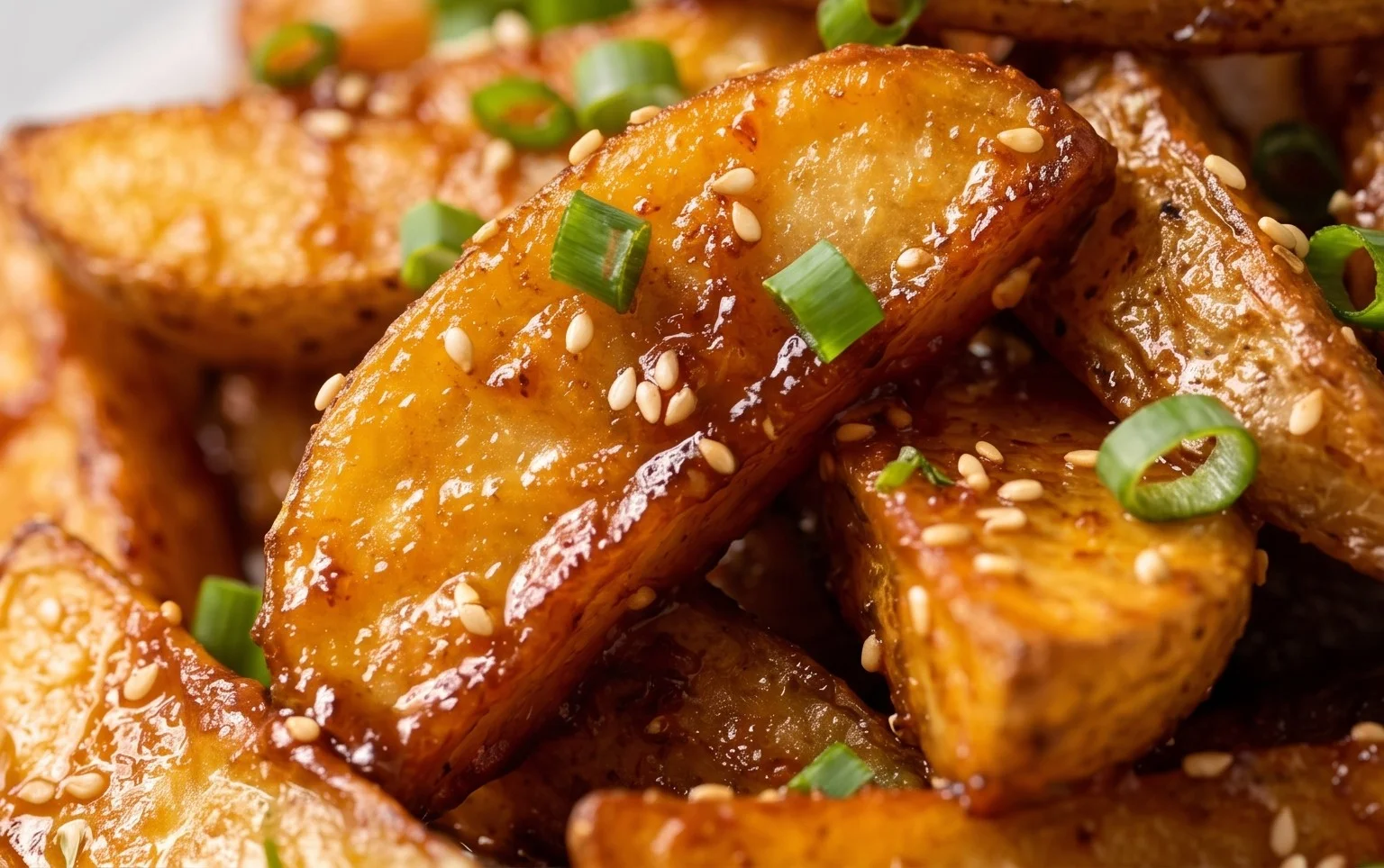 Crispy Honey Chilli Potatoes