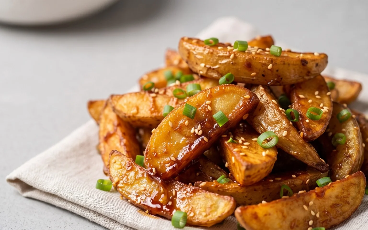 Crispy Honey Chilli Potatoes