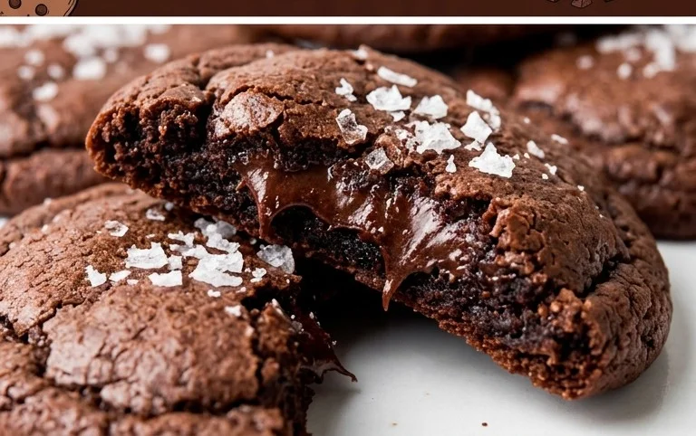 Salted Brownie Cookies