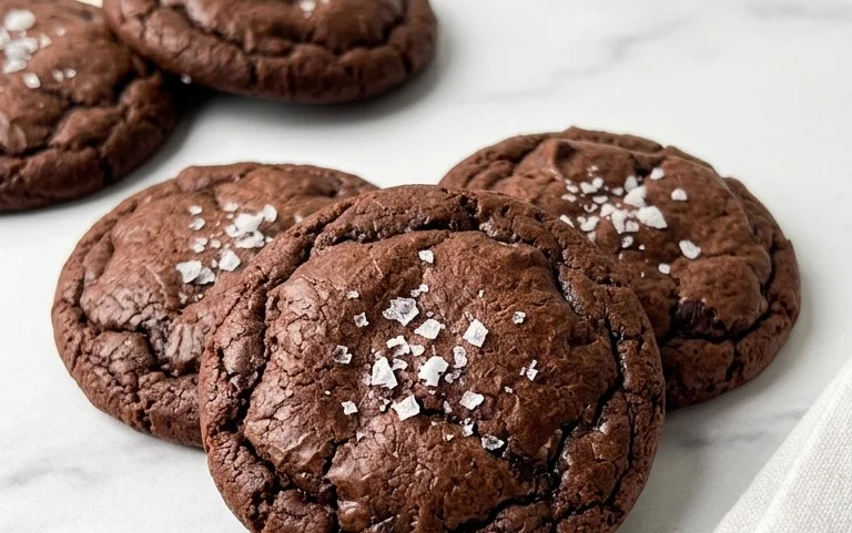Salted Brownie Cookies