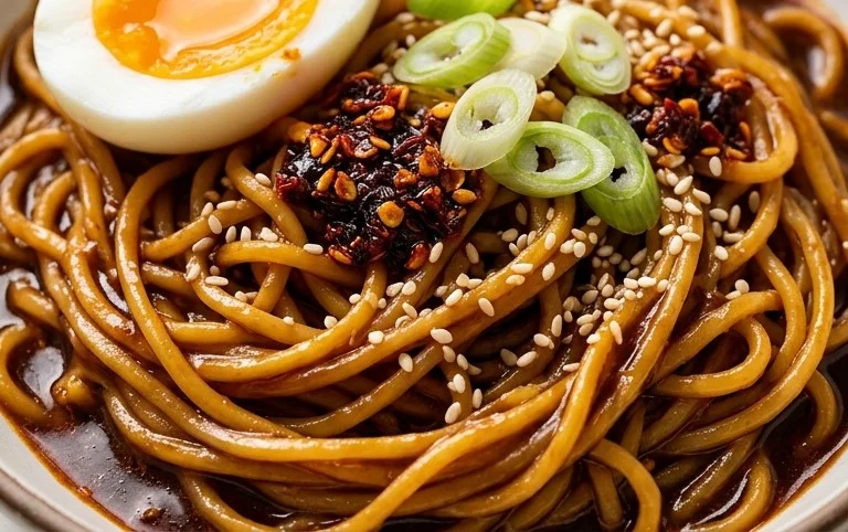 Easy Saucy Ramen Noodles