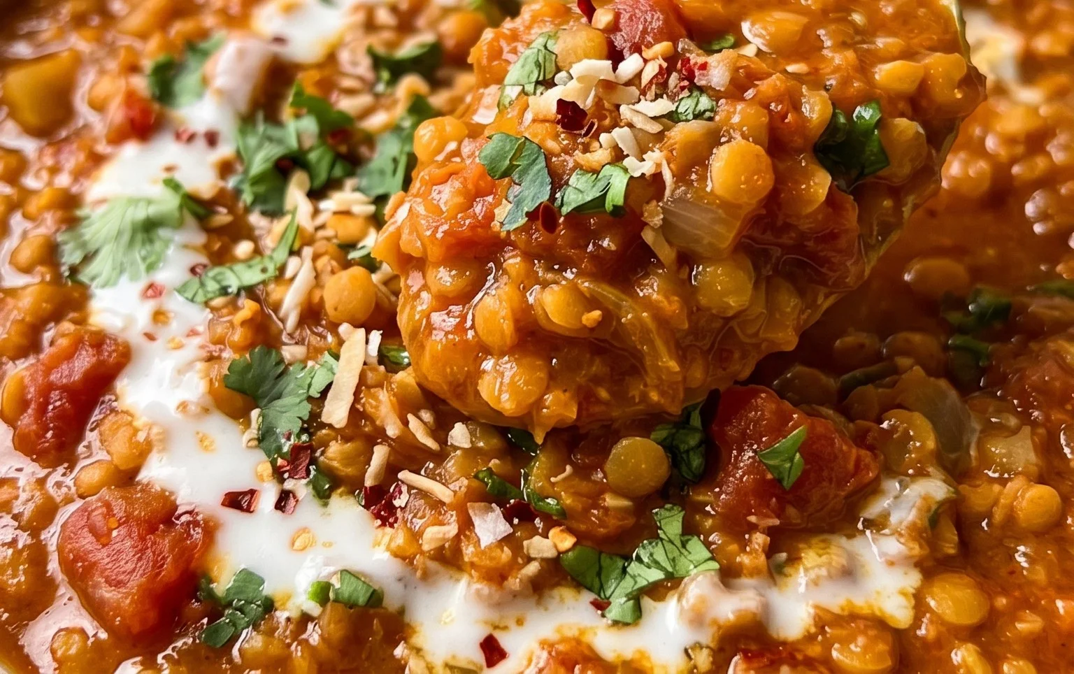 Spicy Red Lentil Curry