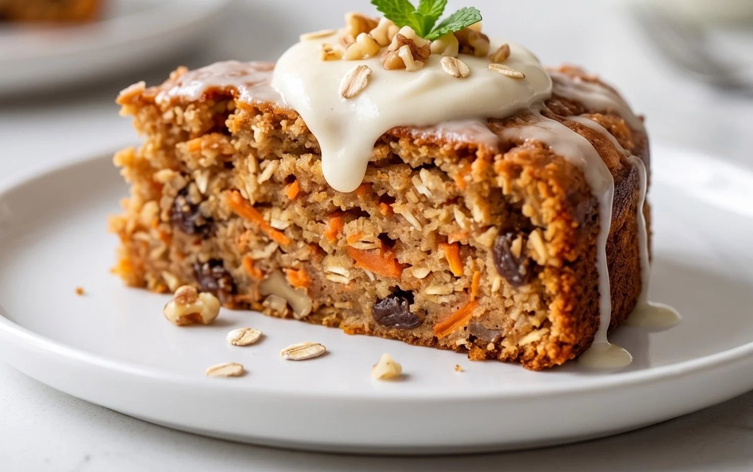 Easy Flourless Oatmeal Carrot Cake Recipe