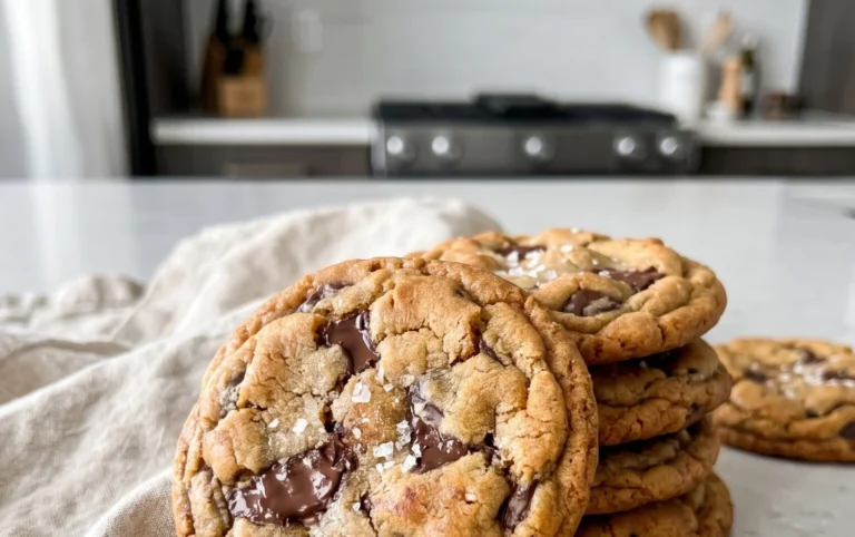 Crispy and Chewy Chocolate Chip Cookies