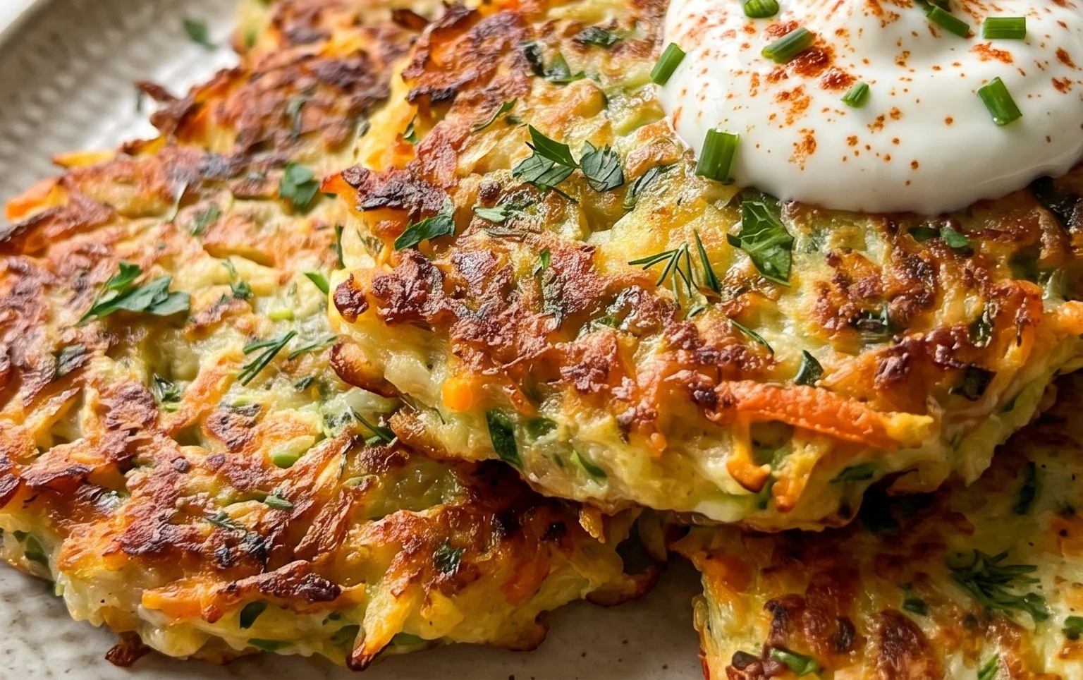 Vegetable Potato Fritters