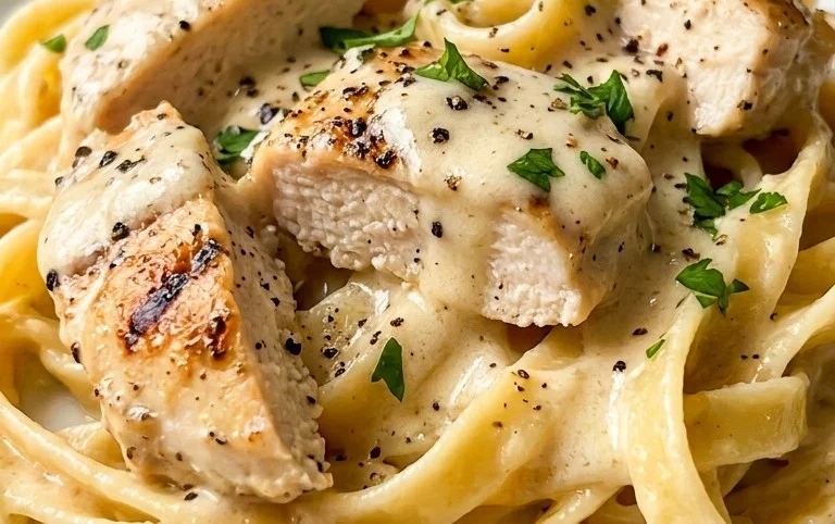 Low Calorie Chicken Alfredo
