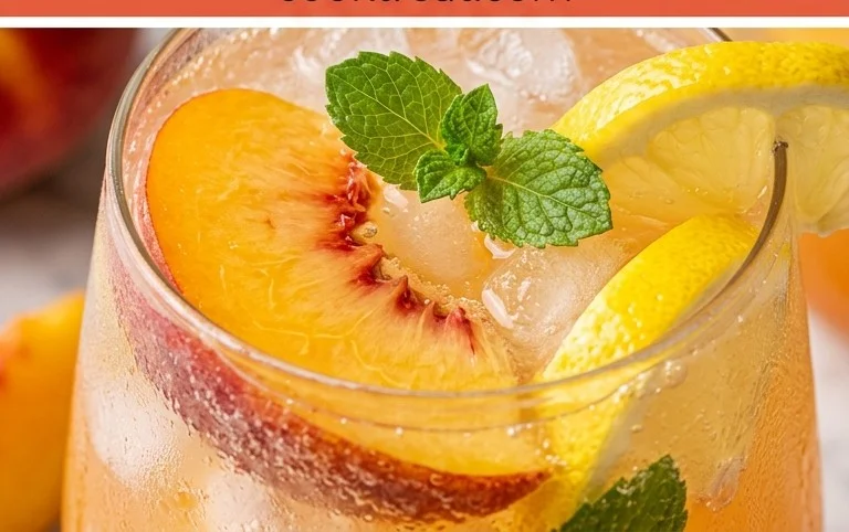 Refreshing Peach Lemonade