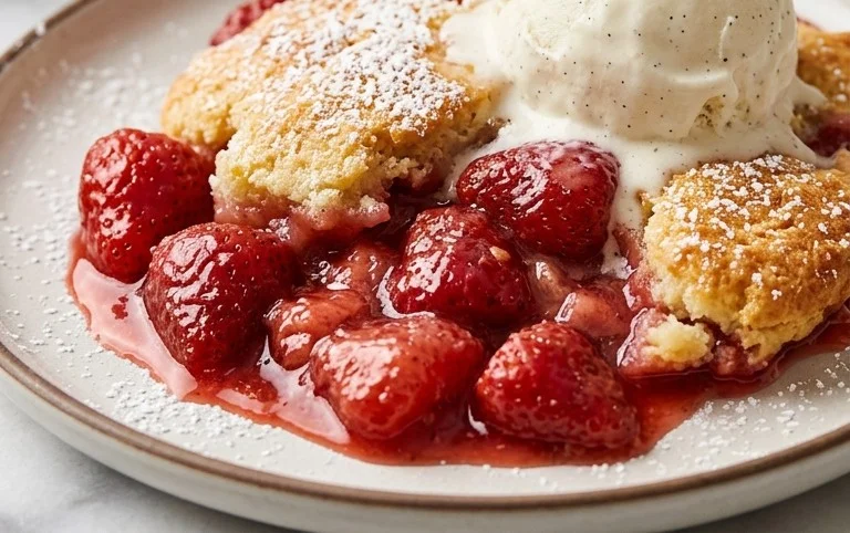 Strawberry Cobbler