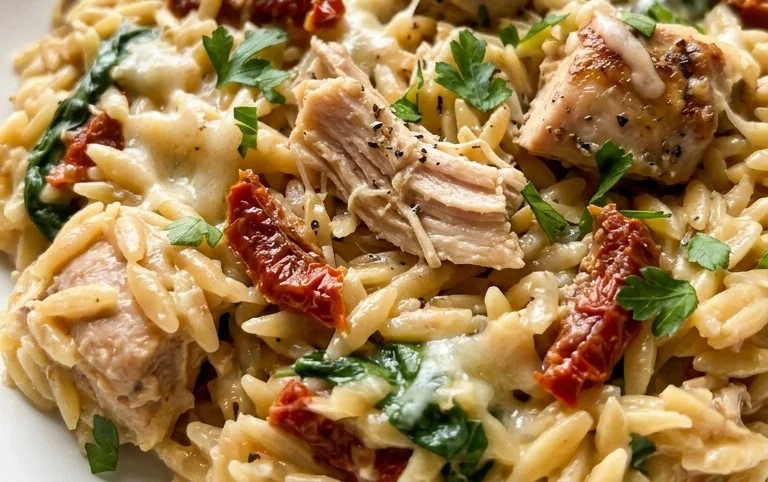 Chicken Orzo (30-Minutes, One-Pan)