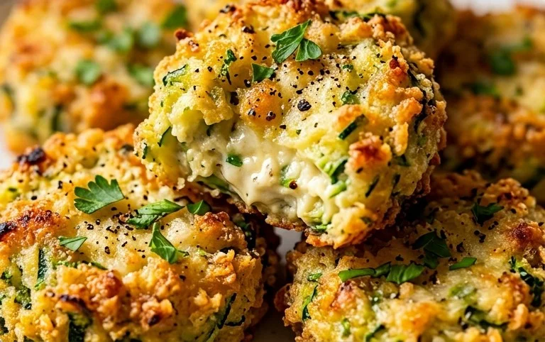 Zucchini Garlic Bites