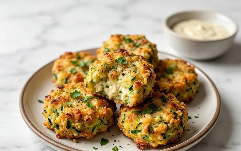 Zucchini Garlic Bites