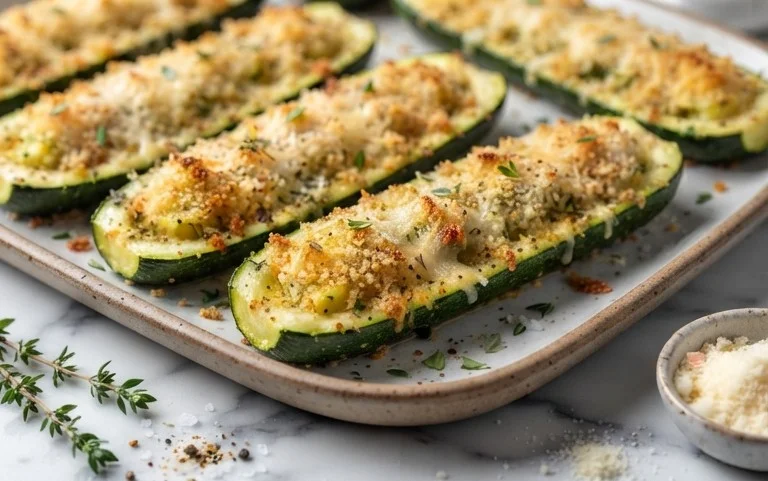 Baked Parmesan Zucchini