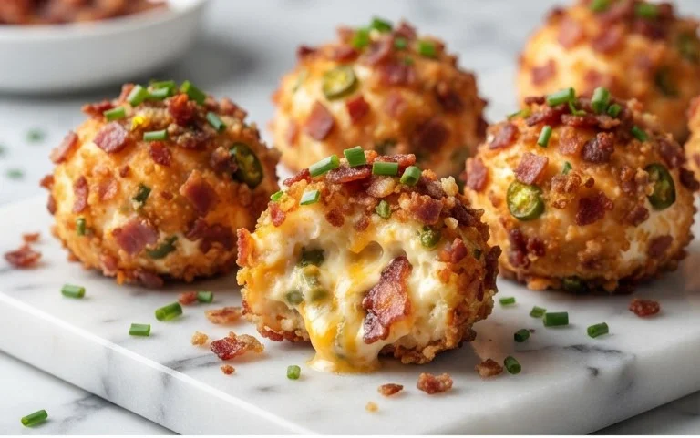 Beef Bacon Jalapeño Popper Cheese Balls