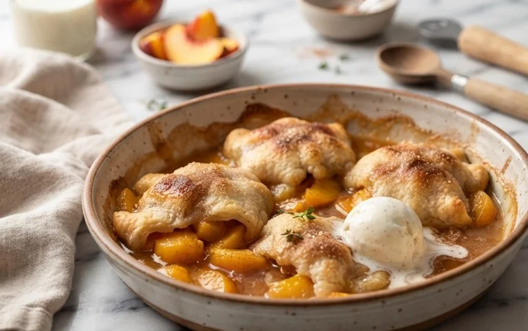 Peach Dumplings