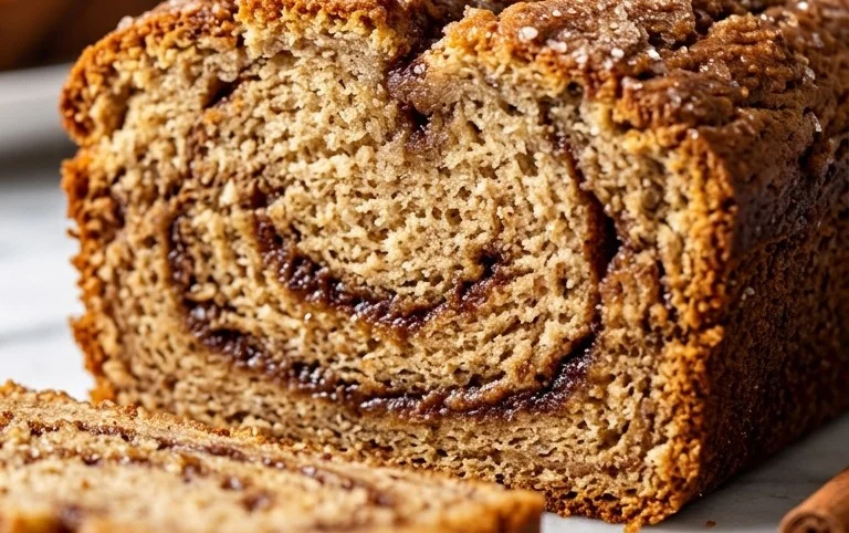 Cinnamon Roll Banana Bread