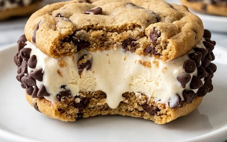 Cookie Ice Cream Sandwiches (Like a Chipwich!)