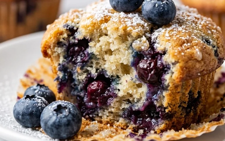 Homemade Blueberry Muffins