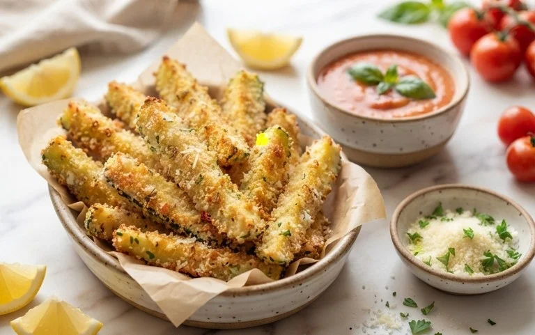 Baked Parmesan Zucchini Fries