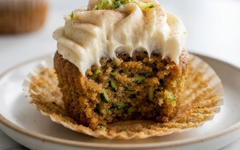 Zucchini Cupcakes with Cream Cheese Frosting