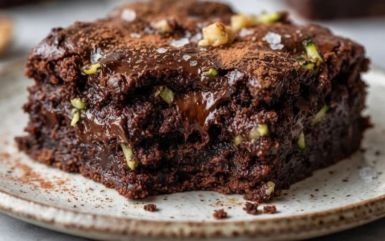 Secretly Healthy Zucchini Brownies