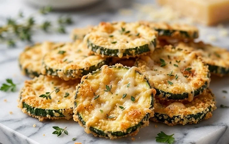 Crispy Baked Zucchini Chips