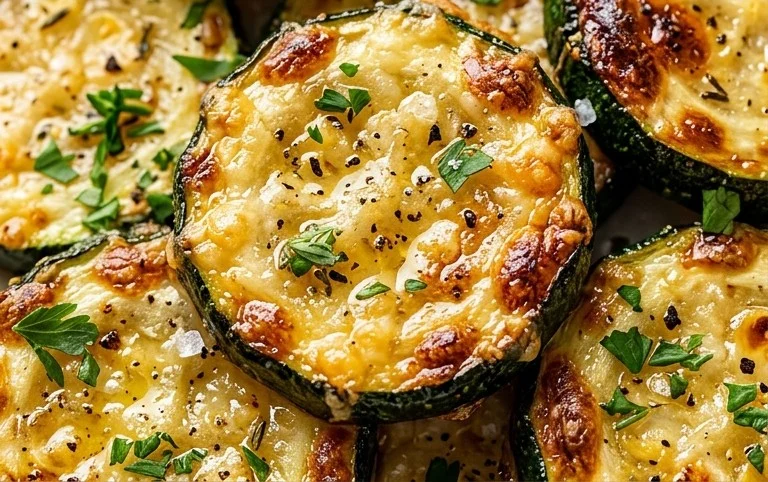 Oven Roasted Parmesan Zucchini 