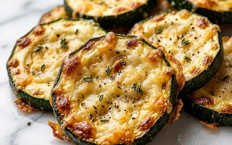 Oven Roasted Parmesan Zucchini