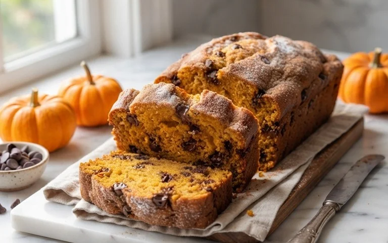 Pumpkin Chocolate Chip Bread