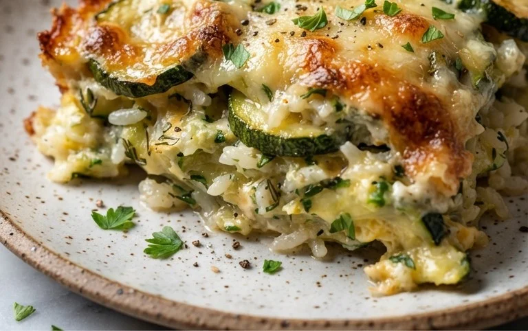 Julia Child's Zucchini and Rice Gratin (Tian de Courgettes au Riz)