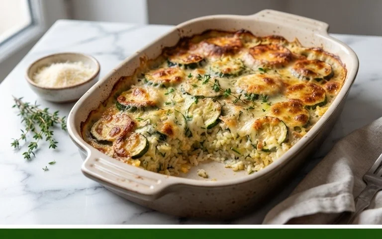 Julia Child's Zucchini and Rice Gratin (Tian de Courgettes au Riz)