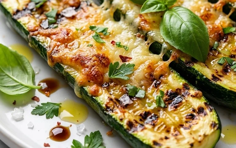 Grilled Zucchini with Parmesan