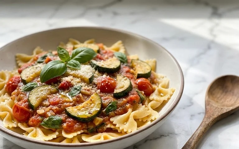Simple Fresh Zucchini Pasta Sauce